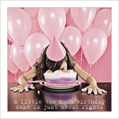 Too much birthday cake - 6.5x6.5