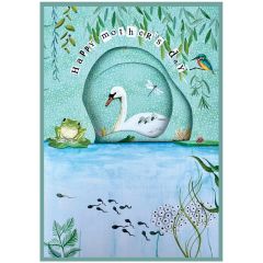 Foldout, Mothers Day, pond life - 5.5x5.5