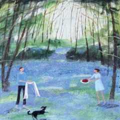 Tryst in the Bluebell Woods - 6x6