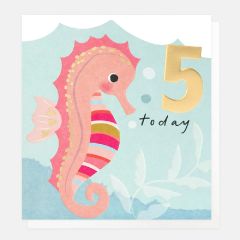 05, Birthday seahorse - 5x5