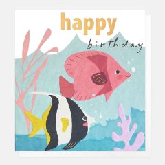 Happy birthday, tropical fish - 5x5
