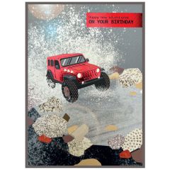 Birthday, off roader - 5x7