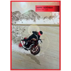 Birthday, biker - 5x7