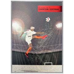 Birthday, soccer player - 5x7