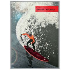 Birthday, surfer - 5x7
