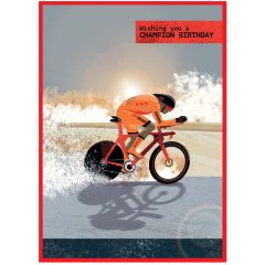 Birthday, cycling - 5x7