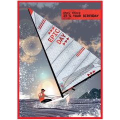 Birthday, sailing, ahoy - 5x7