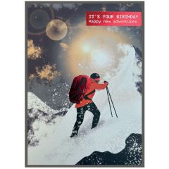 Birthday, mountaineer - 5x7