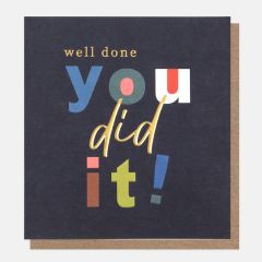 Well done, you did it - 5x5
