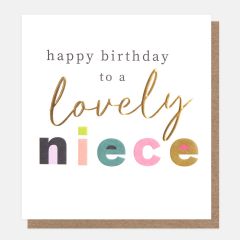 Niece, Happy Birthday - 5x5