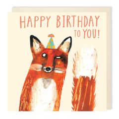 Birthday, fox - 6x6