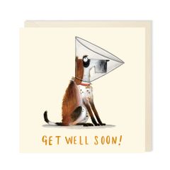 Get Well, dog - 6x6