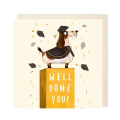 Graduation, dog - 6x6
