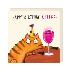 Happy Birthday, cheers - 6x6