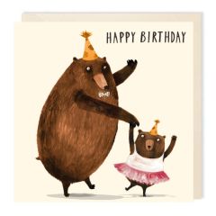 Birthday, bear dance - 6x6