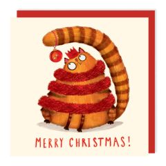Bauble cat - 6x6