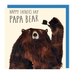 Fathers Day, papa bear - 6x6