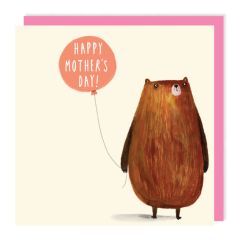 Mothers day, bear and balloon - 6x6