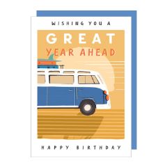 Happy birthday, great year ahead - 5x7