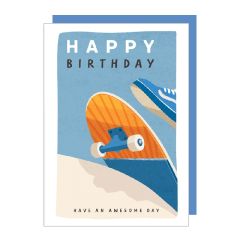 Happy birthday, skate boarding - 5x7