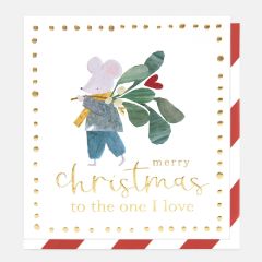One i love, Merry Christmas, mouse - 5x5