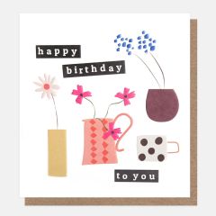 HB to you, Flower pots - 5x5