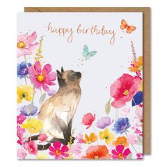 Happy Birthday, cat - 5.5x6.25