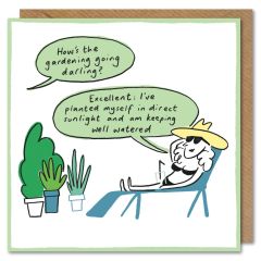 Well watered, gardening - 6x6