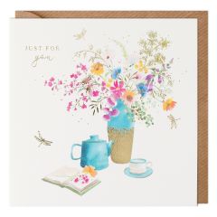 Happy Birthday, tea - 6x6