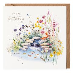 Birthday, garden pond - 6x6