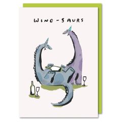 Birthday, wino-saurs - 5x7
