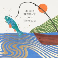 Reely great birthday, fishing - 6x6