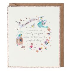 Lovely friend, birds - 5.5x6.25