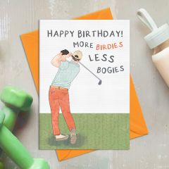 Birthday, birdies and bogies - 4x6