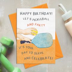 Pickleball and party - 4x6
