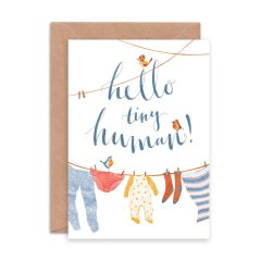 Baby, hello tiny human - 4x6