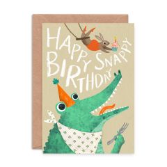 Snappy Birthday Crocodile - 4x6