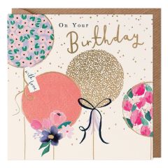 Happy birthday, balloons - 6x6