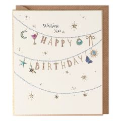 Happy Birthday, charms - 5.5x6.25