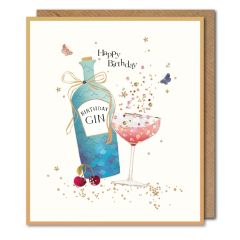 Happy Birthday, gin - 5.5x6.25