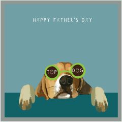 Happy Fathers Day, dog - 5.5x5.5