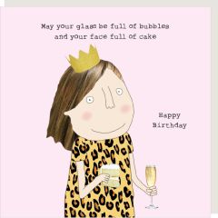 Bubbles and Cake - 6x6