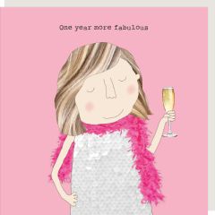 Birthday, more fabulous - 6x6