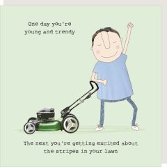 B Day, lawn stripes - 6x6