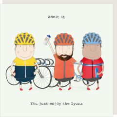 B Day, enjoy lycra - 6x6