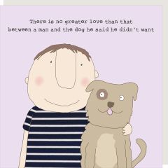 Man and dog - 6x6