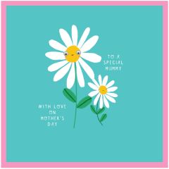 Googly, Special mummy, daisies - 5.5x5.5