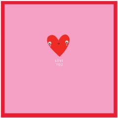 Googly, Love you, heart - 5.5x5.5