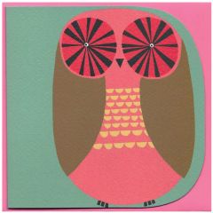 Wide eyed owl - 5.5x5.5