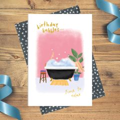 Birthday, bubbles - 4x6